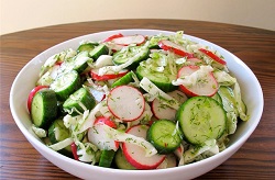 Овощной салат на обед