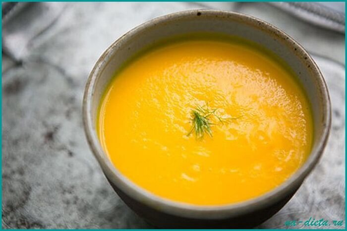 Суп-пюре из моркови готов